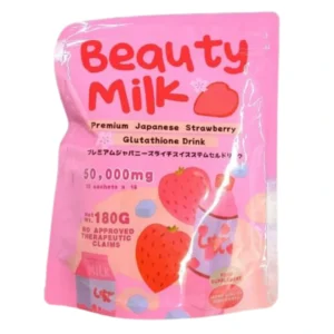 Premium Japanese Strawberry Glutathione Drink (Beauty Milk 50,000mg)