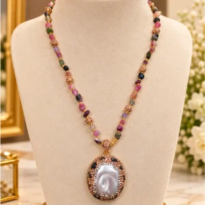 Premium Pearl Pendant Necklace – Crafted in Türkiye