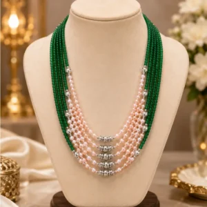 Imperial Verdant Genuine Pearl & Zircon Signature Set