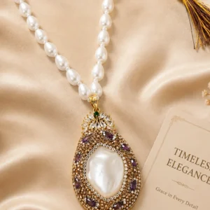 Royal Pearl Luxe Statement Necklace