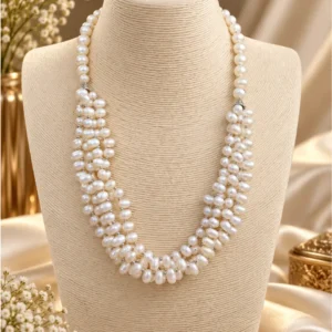 Pearl Grace – Imported AAA Grade Freshwater Pearl 4 Layer Necklace