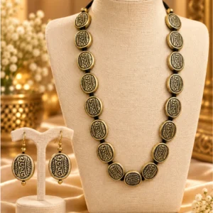 Jaipur Heritage Antique Gold Metal Necklace Set